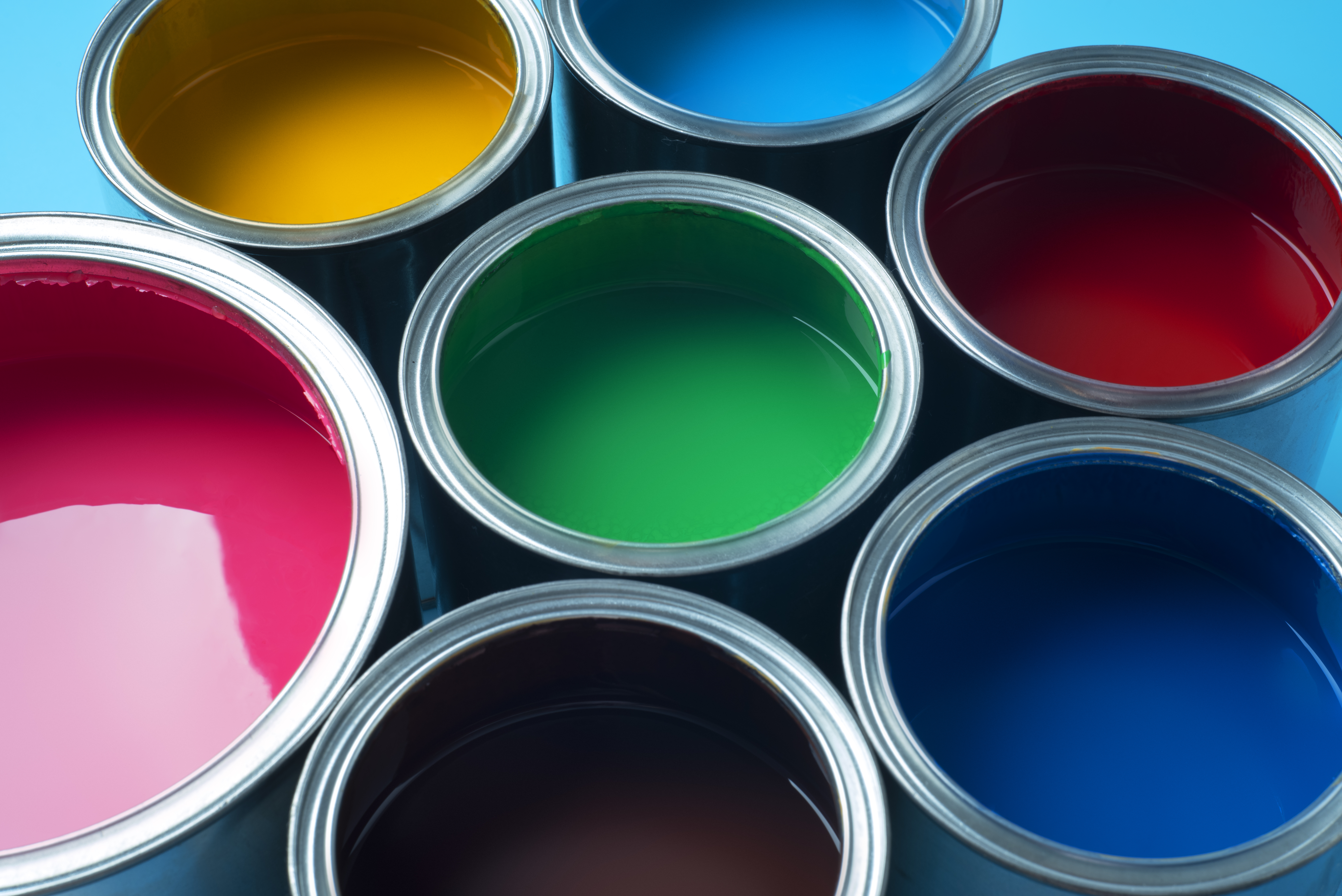 Flexible packaging and paint